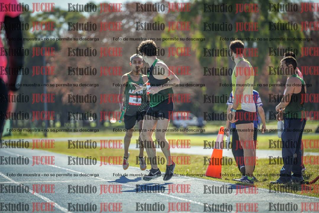Fotos durante los relevos