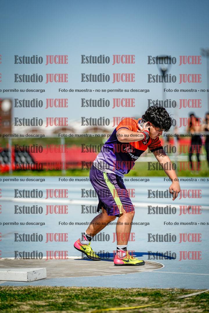 Fotos del lanzamiento de bala de varones