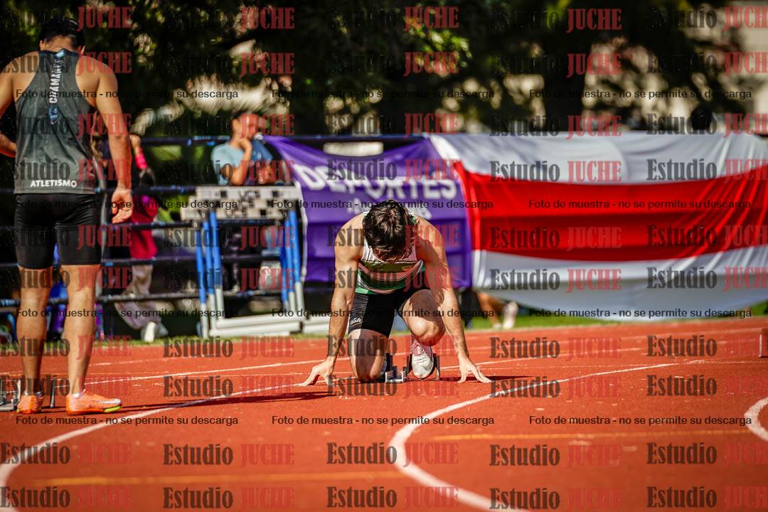 Fotos de los 200 m llanos de varones