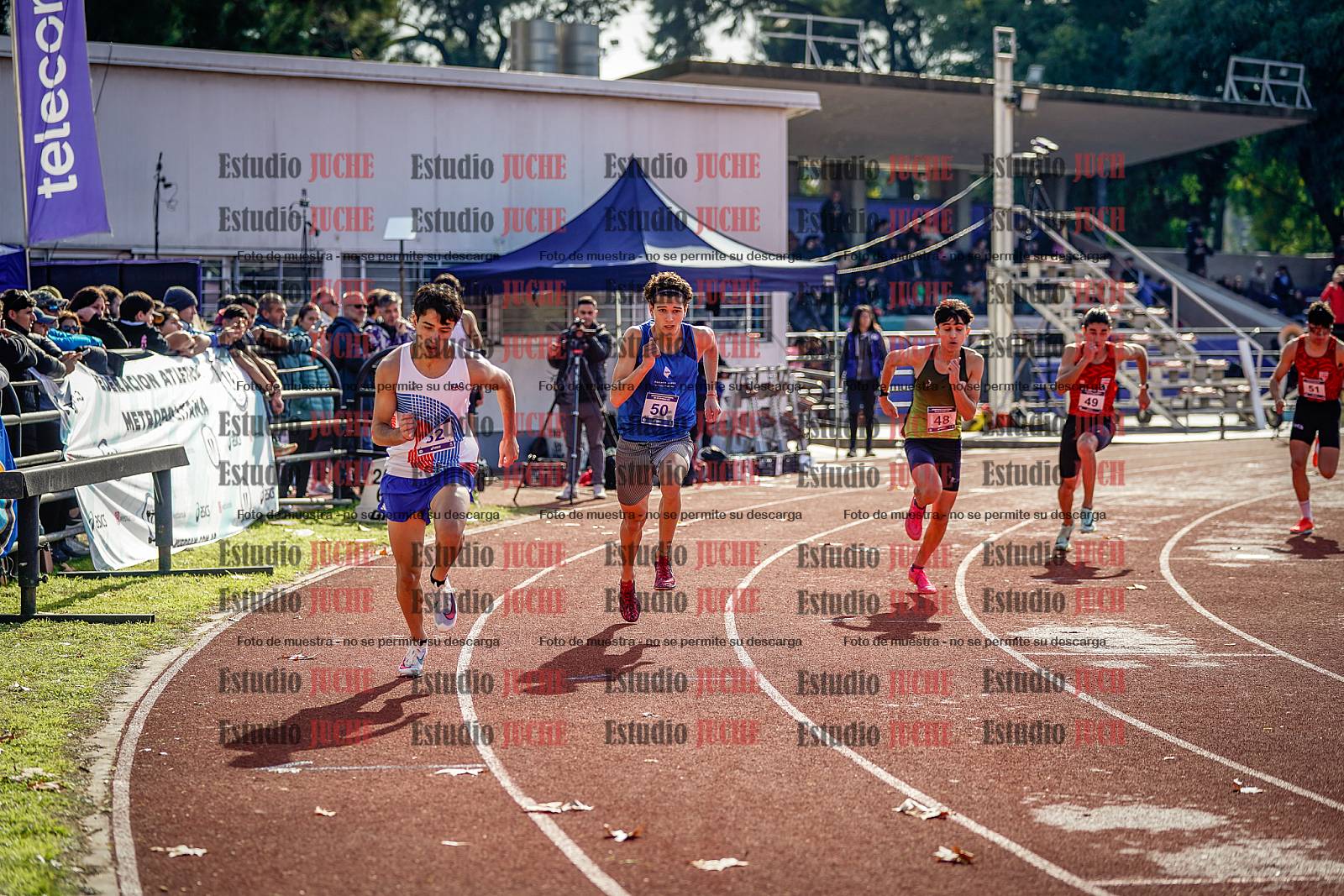 Fotos de los 800 m de varones