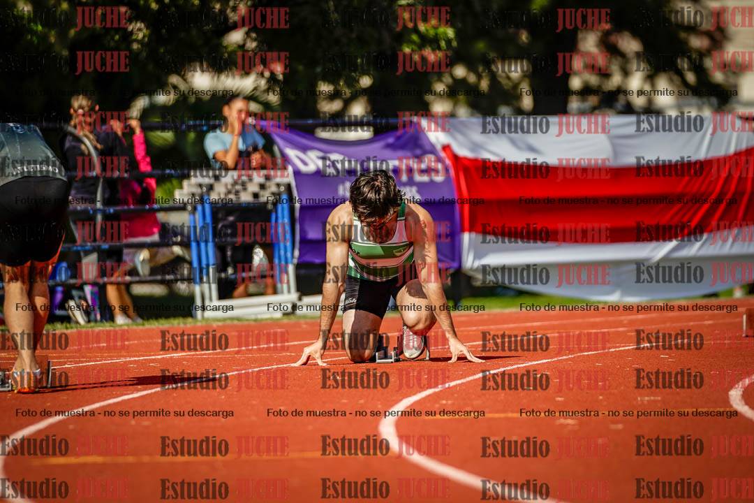 Fotos de los 200 m llanos de varones