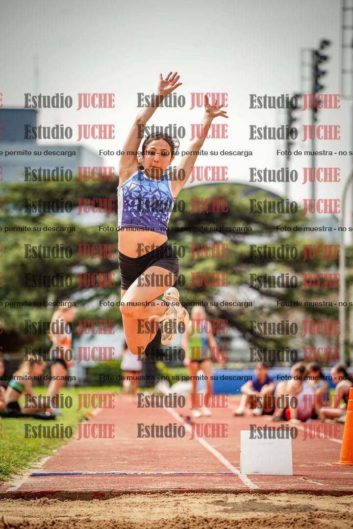 Fotos del salto en largo de mujeres