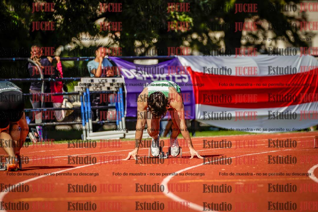 Fotos de los 200 m llanos de varones