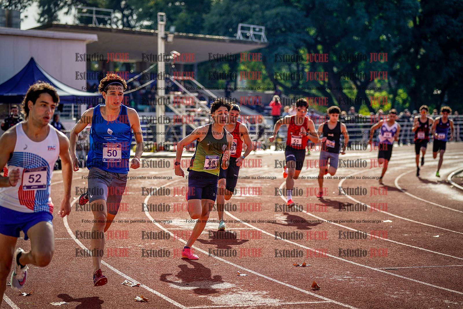 Fotos de los 800 m de varones