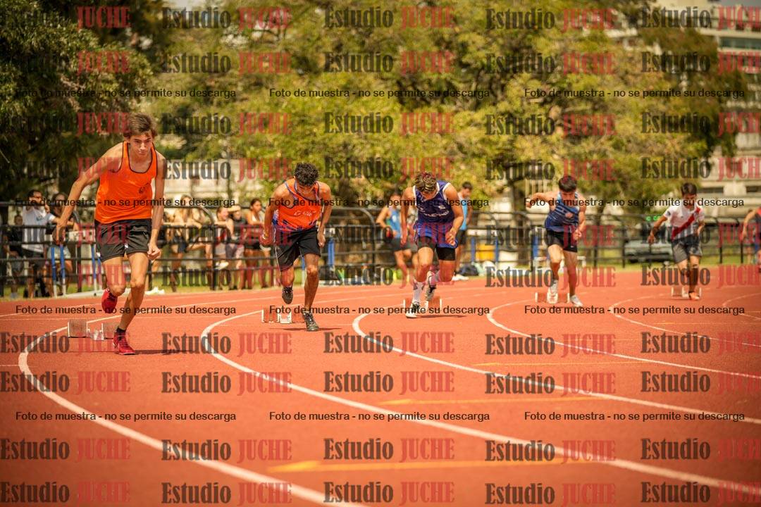 Fotos de los 200 m llanos de varones