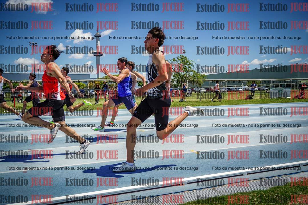 Fotos de los 100 m llanos de varones