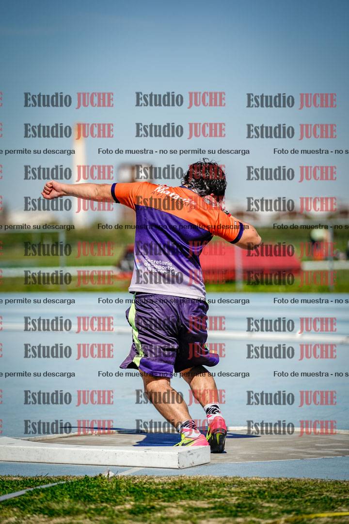 Fotos del lanzamiento de bala de varones