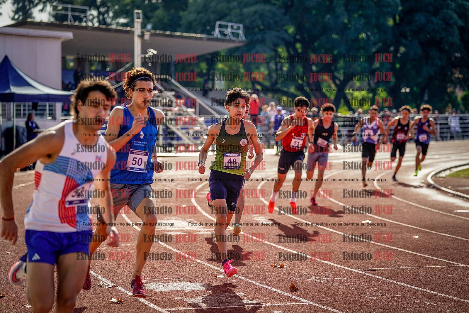 Fotos de los 800 m de varones