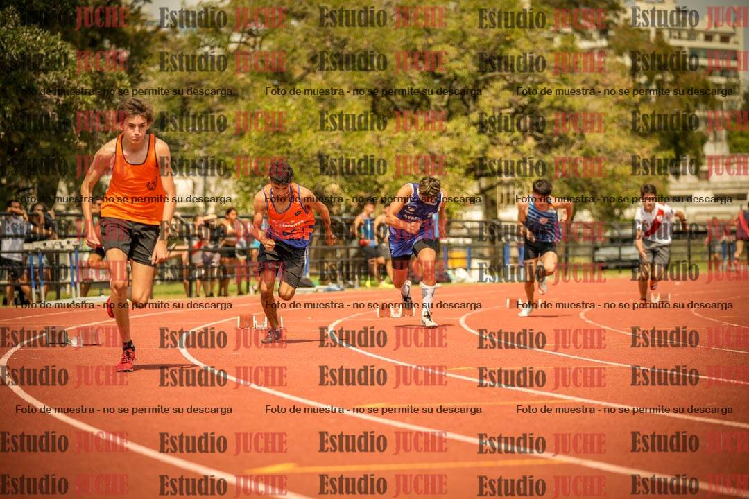 Fotos de los 200 m llanos de varones