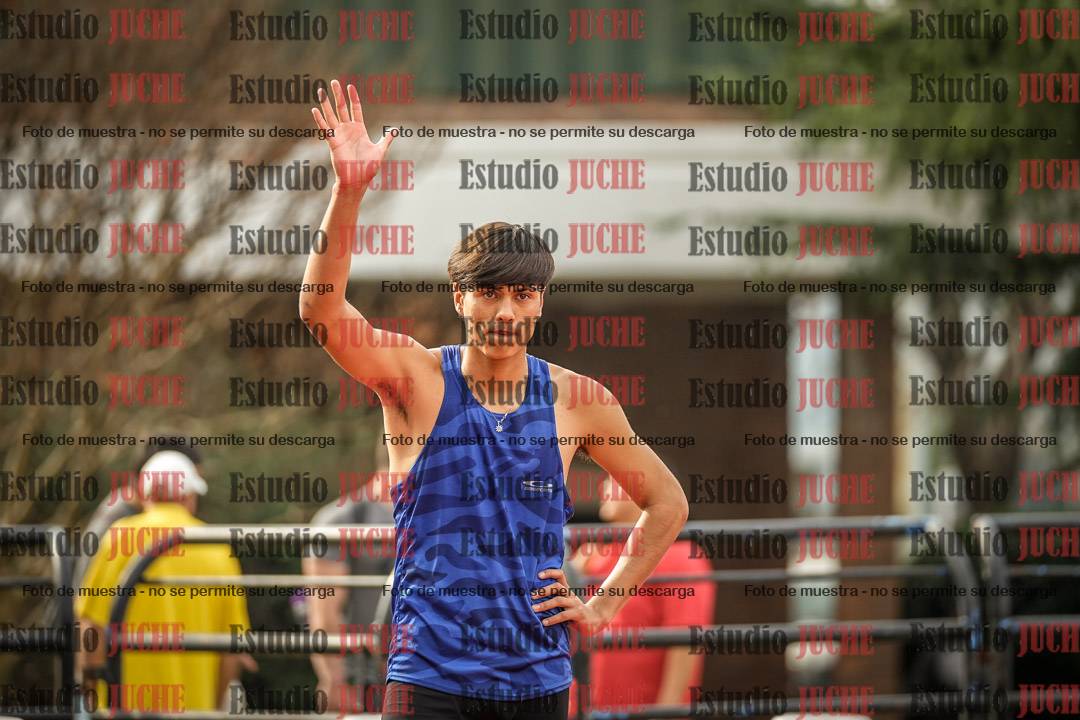 Fotos de los 100 m llanos de varones - decatlón 1