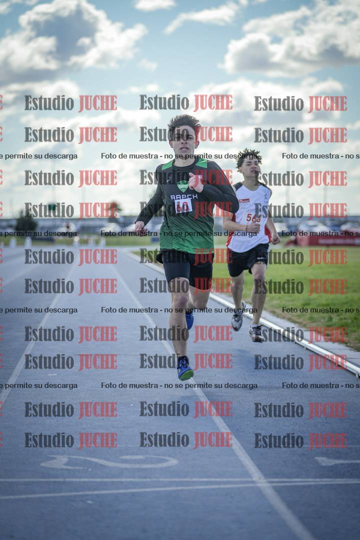 Fotos de los 800 m llanos de varones
