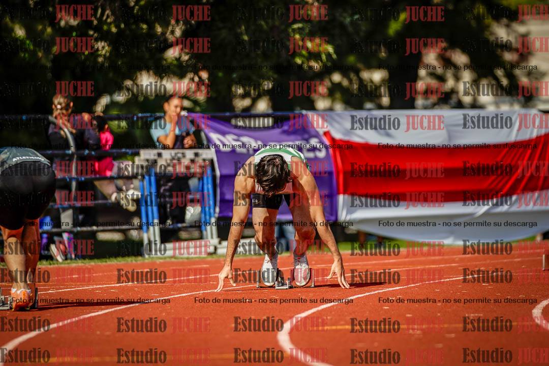Fotos de los 200 m llanos de varones