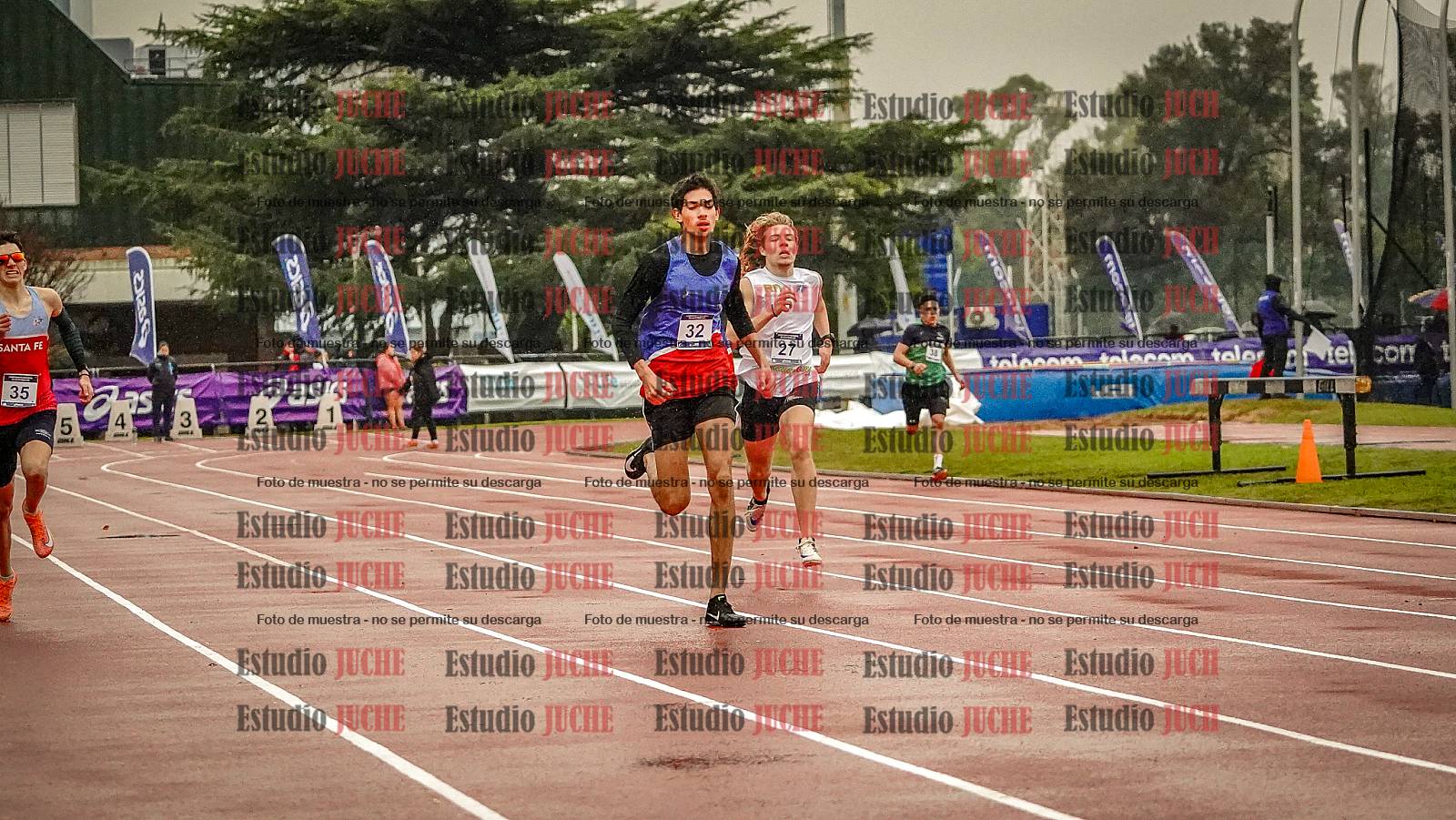 Fotos de los 400 m de varones