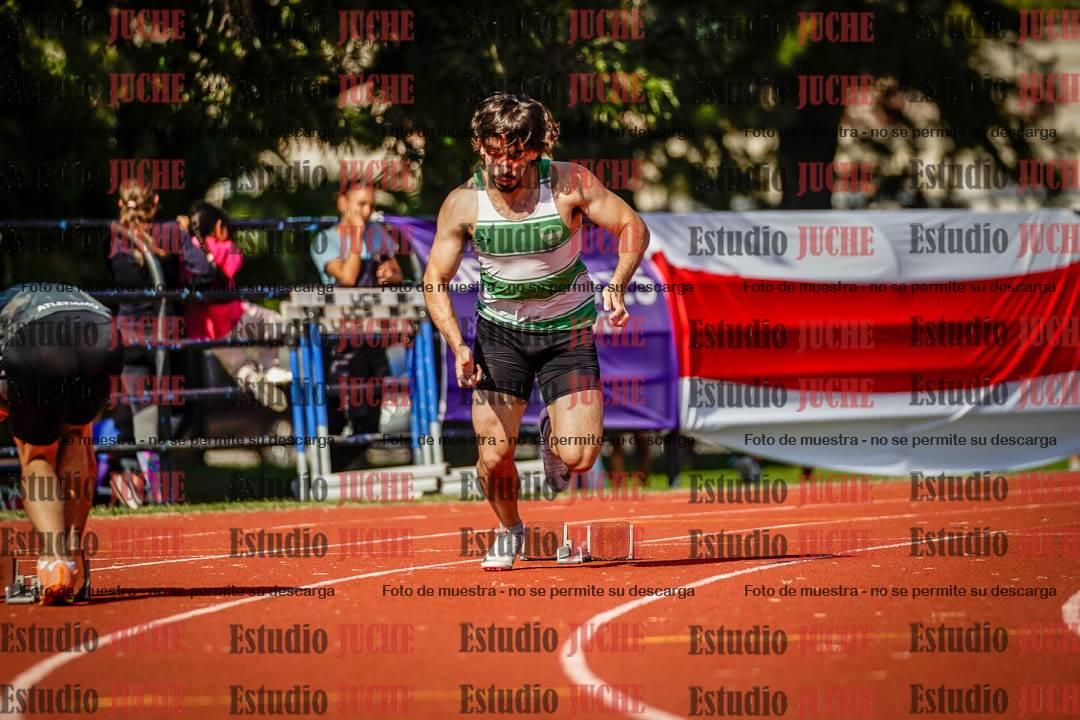 Fotos de los 200 m llanos de varones
