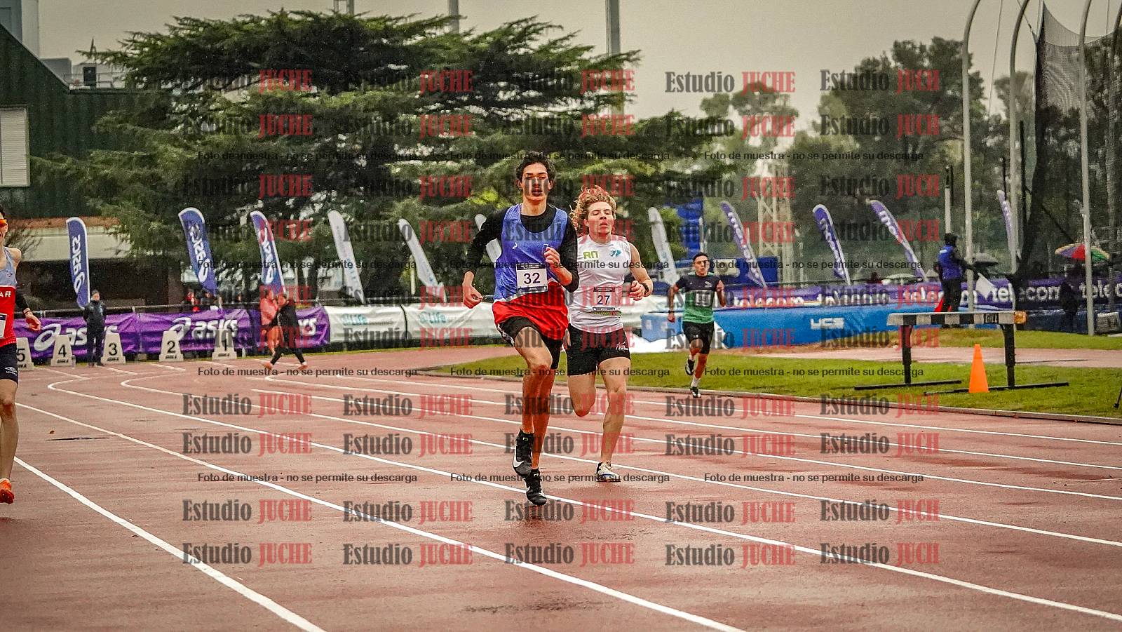 Fotos de los 400 m de varones