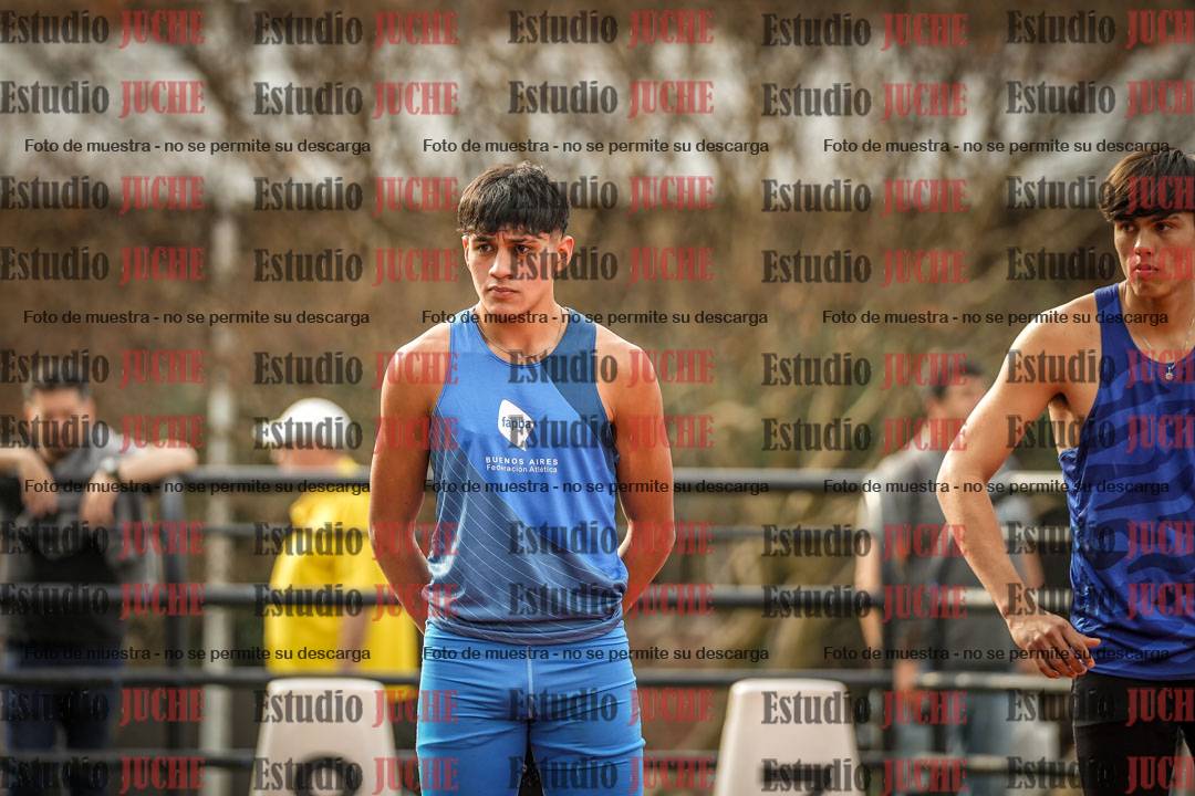 Fotos de los 100 m llanos de varones - decatlón 1
