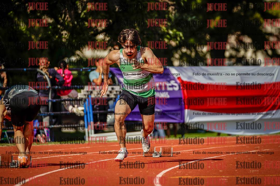 Fotos de los 200 m llanos de varones