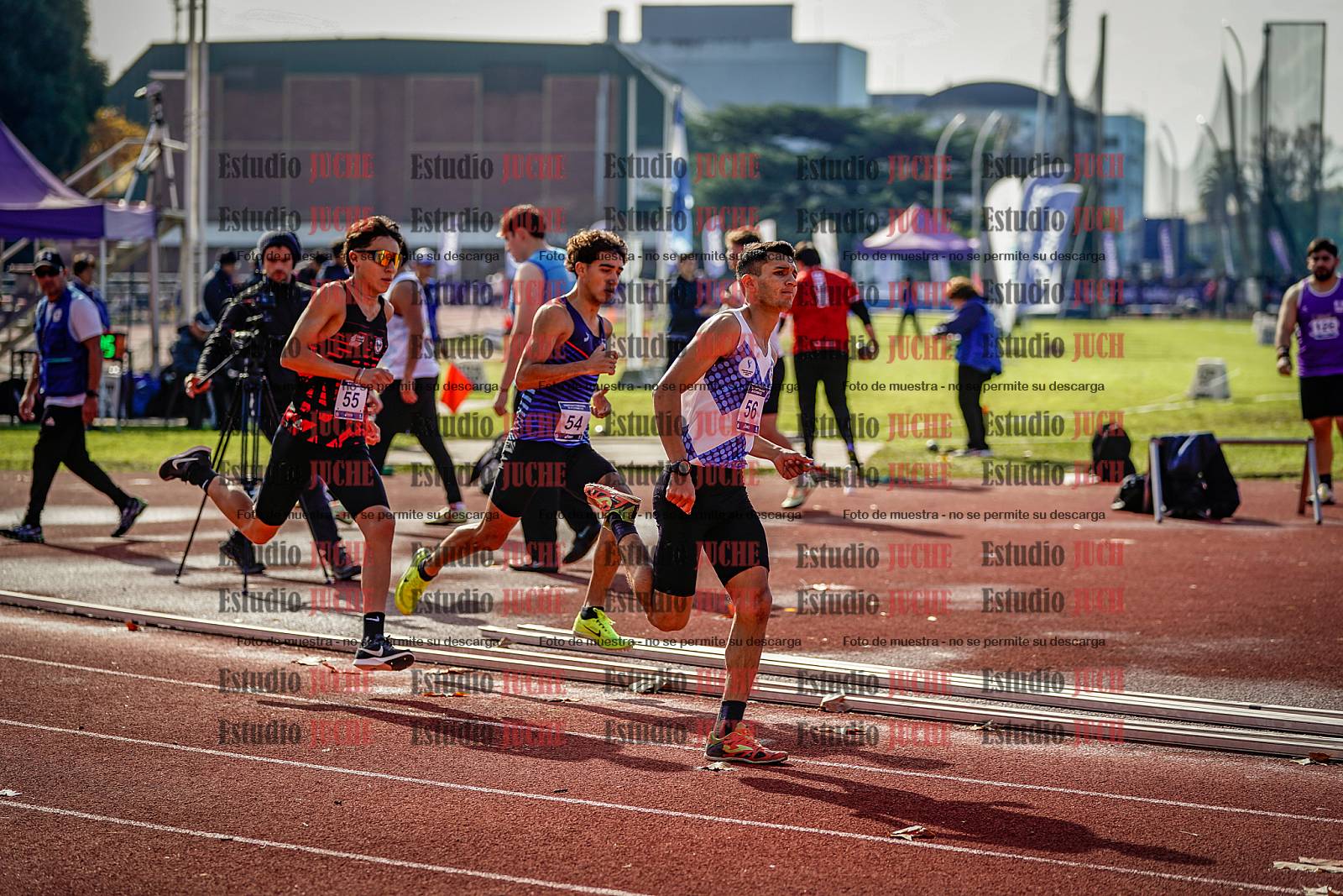 Fotos de los 800 m de varones