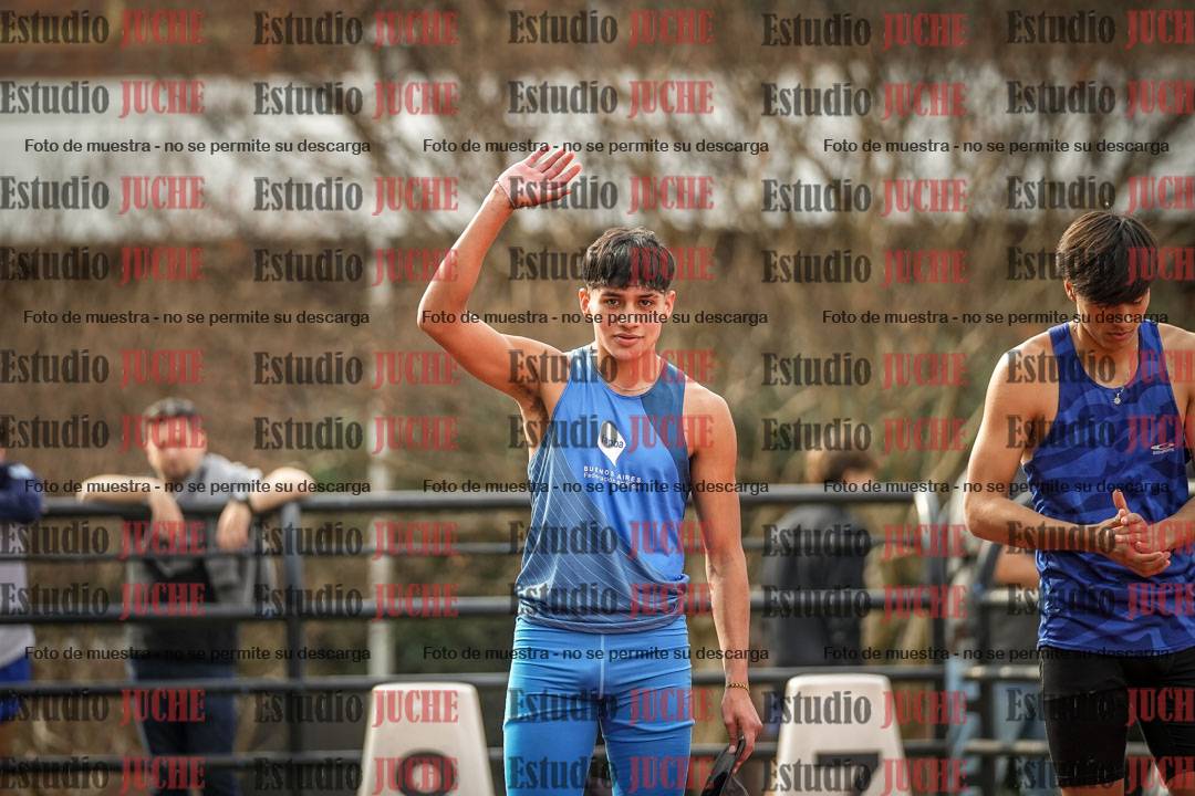 Fotos de los 100 m llanos de varones - decatlón 1