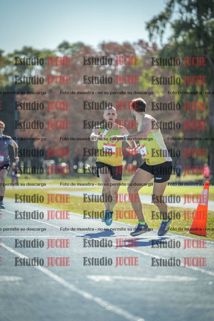 Fotos durante los relevos