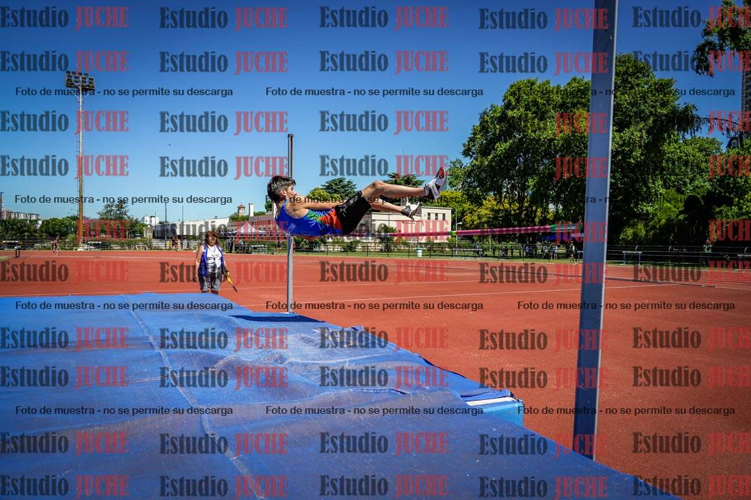 Fotos del salto en alto de varones