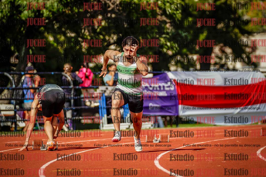 Fotos de los 200 m llanos de varones