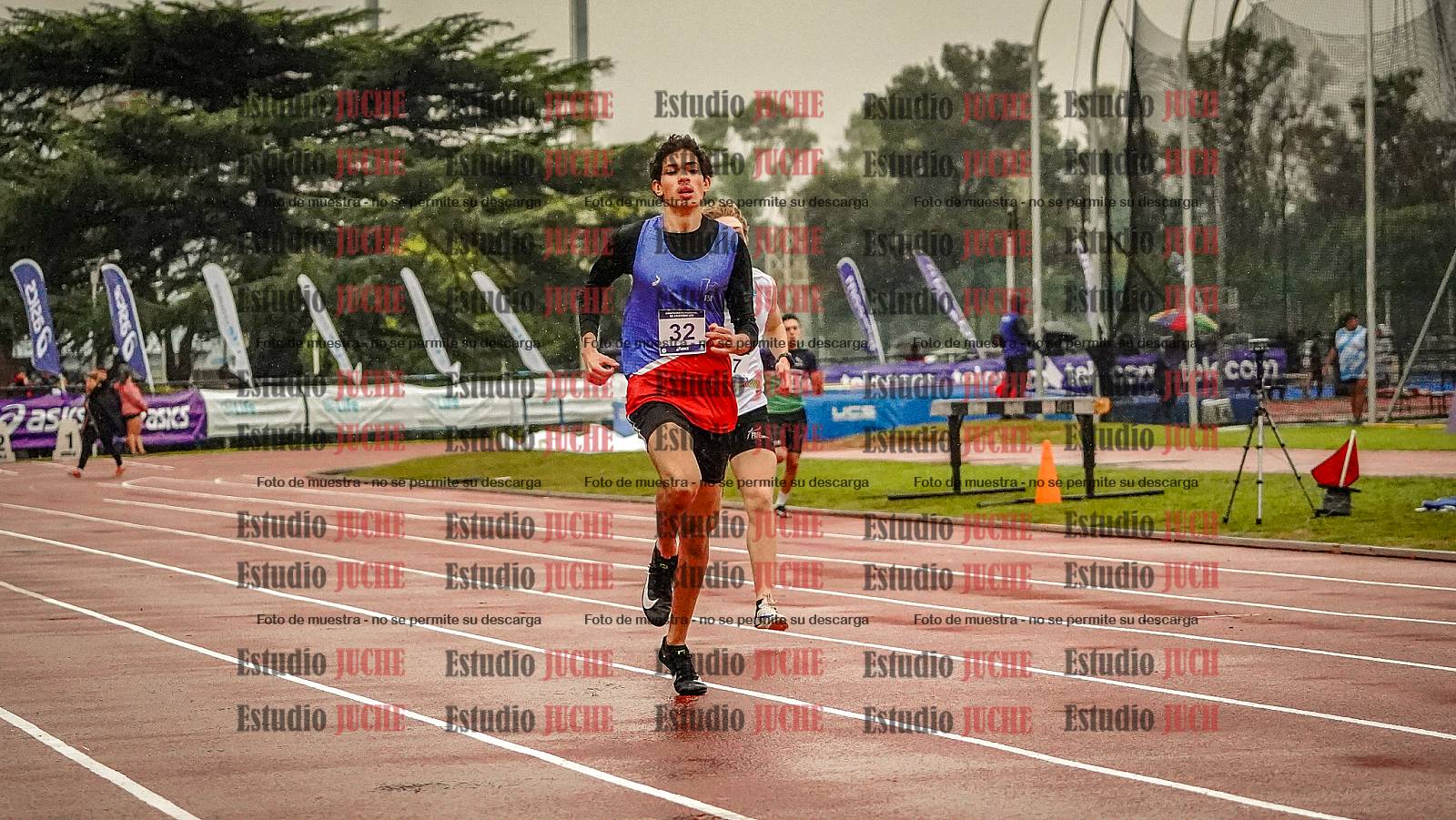 Fotos de los 400 m de varones
