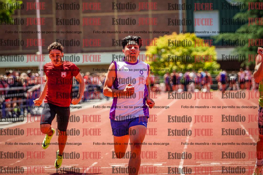 Fotos de los 100 m llanos de varones