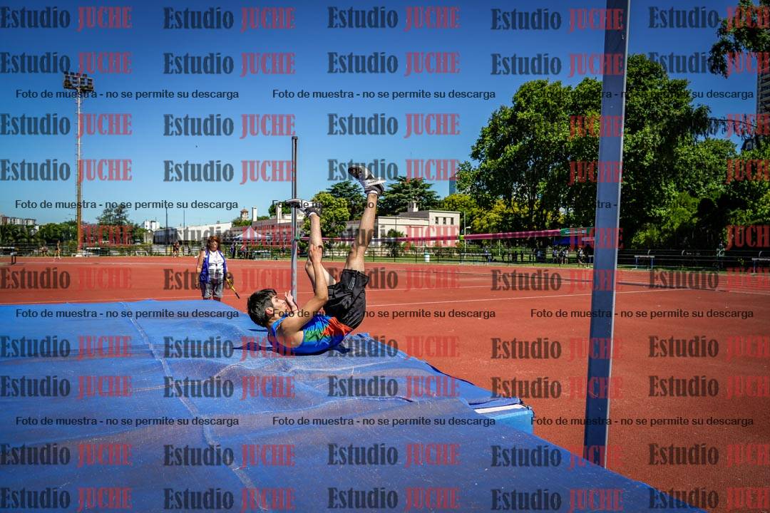 Fotos del salto en alto de varones