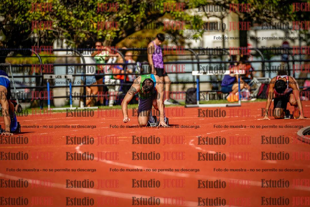 Fotos de los 200 m llanos de varones