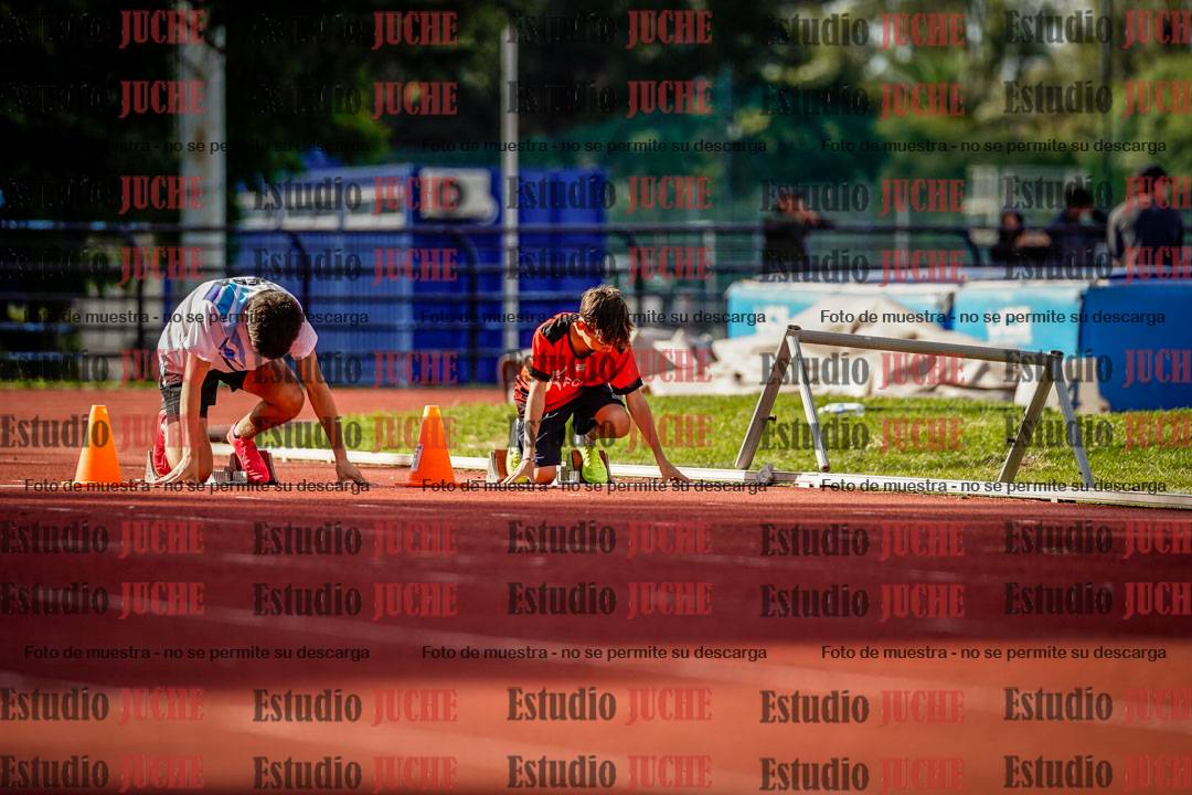 Fotos de los 80 m llanos de varones