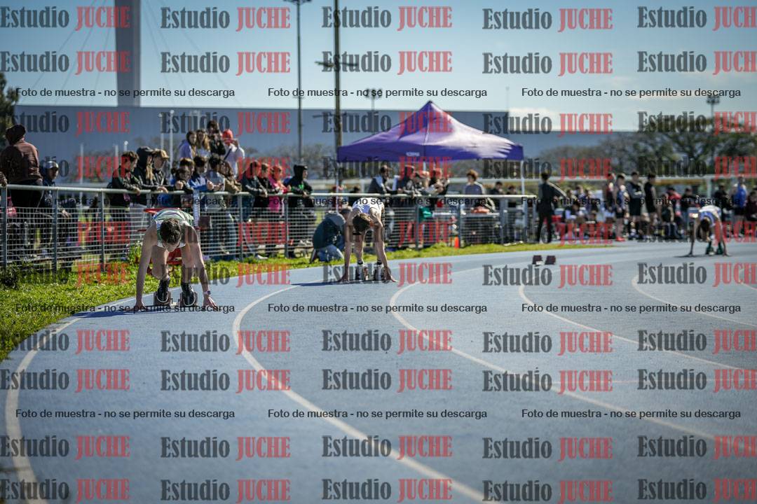 Fotos de los 400 m llanos de varones