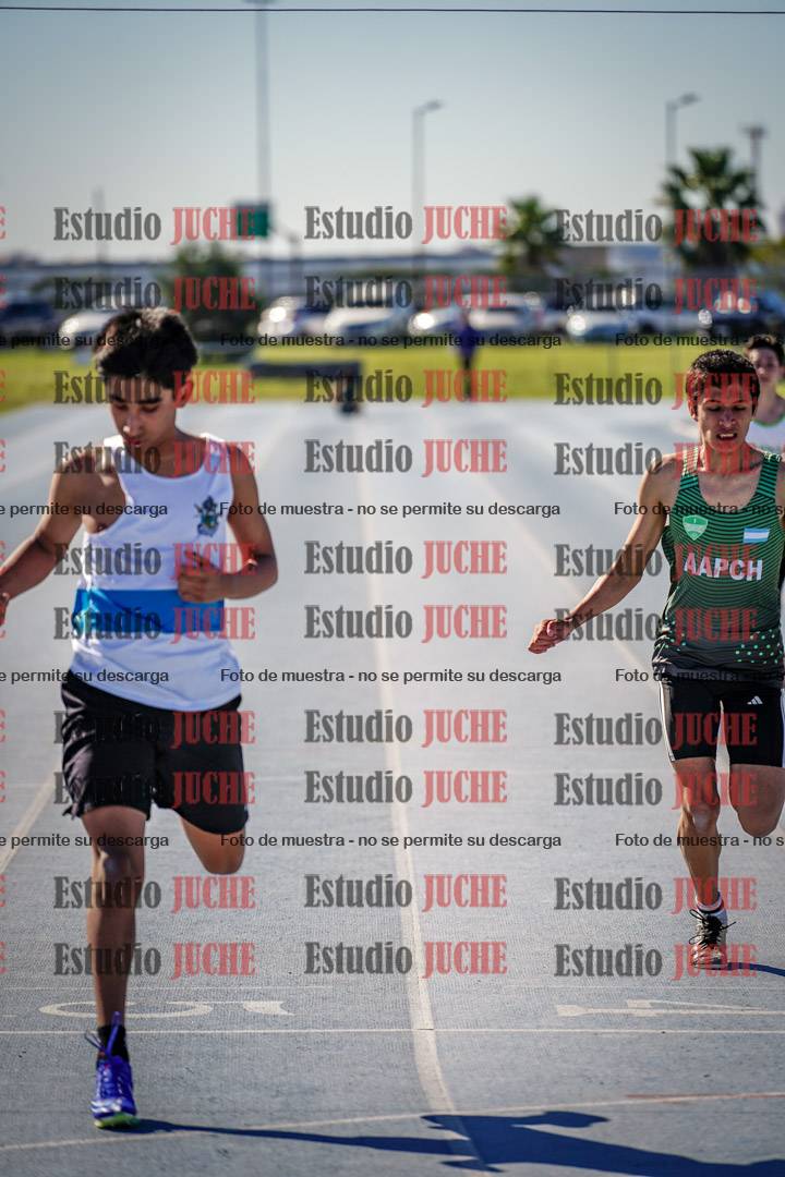 Fotos de los 200 m llanos de varones