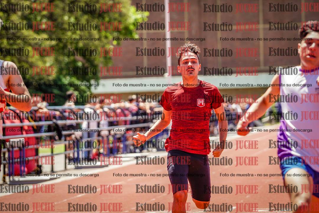 Fotos de los 100 m llanos de varones