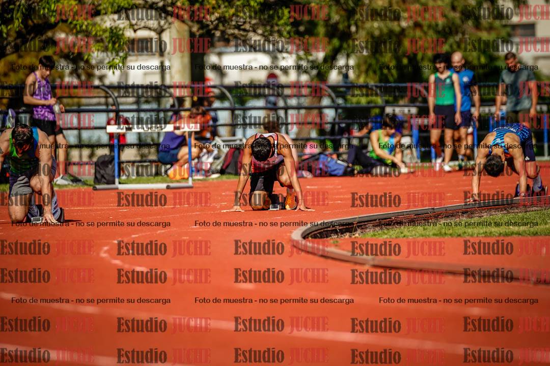 Fotos de los 200 m llanos de varones