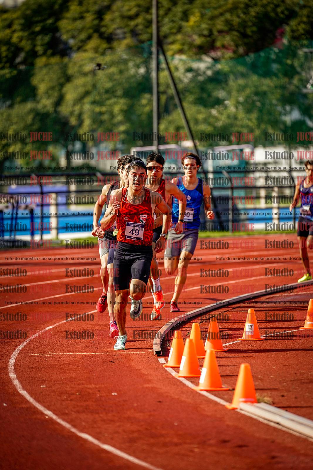 Fotos de los 800 m de varones