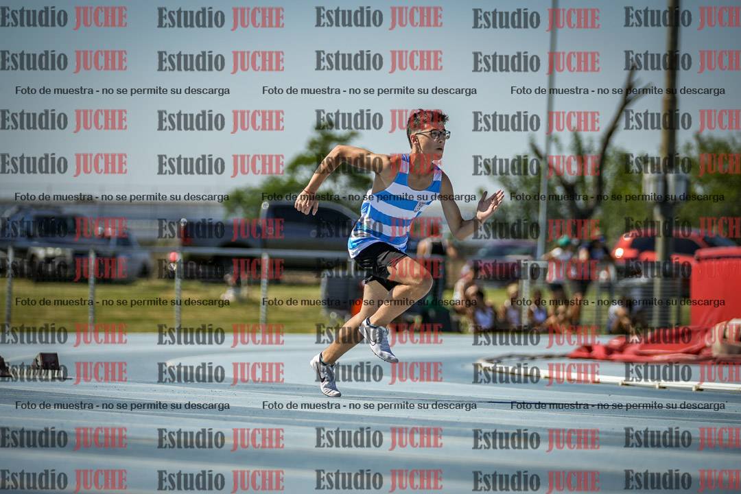 Fotos de los 100 m llanos de varones