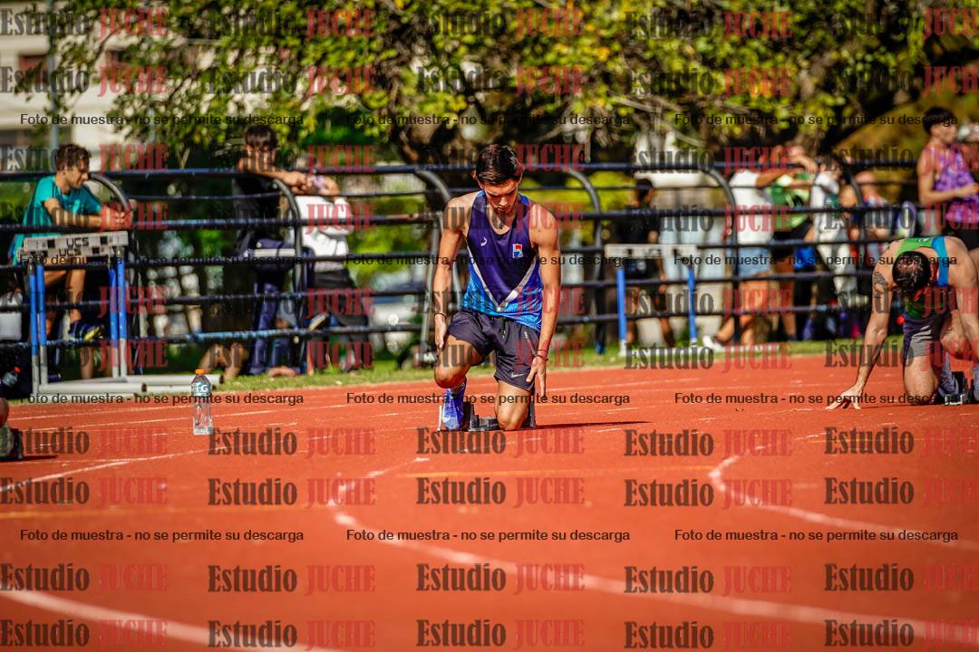 Fotos de los 200 m llanos de varones