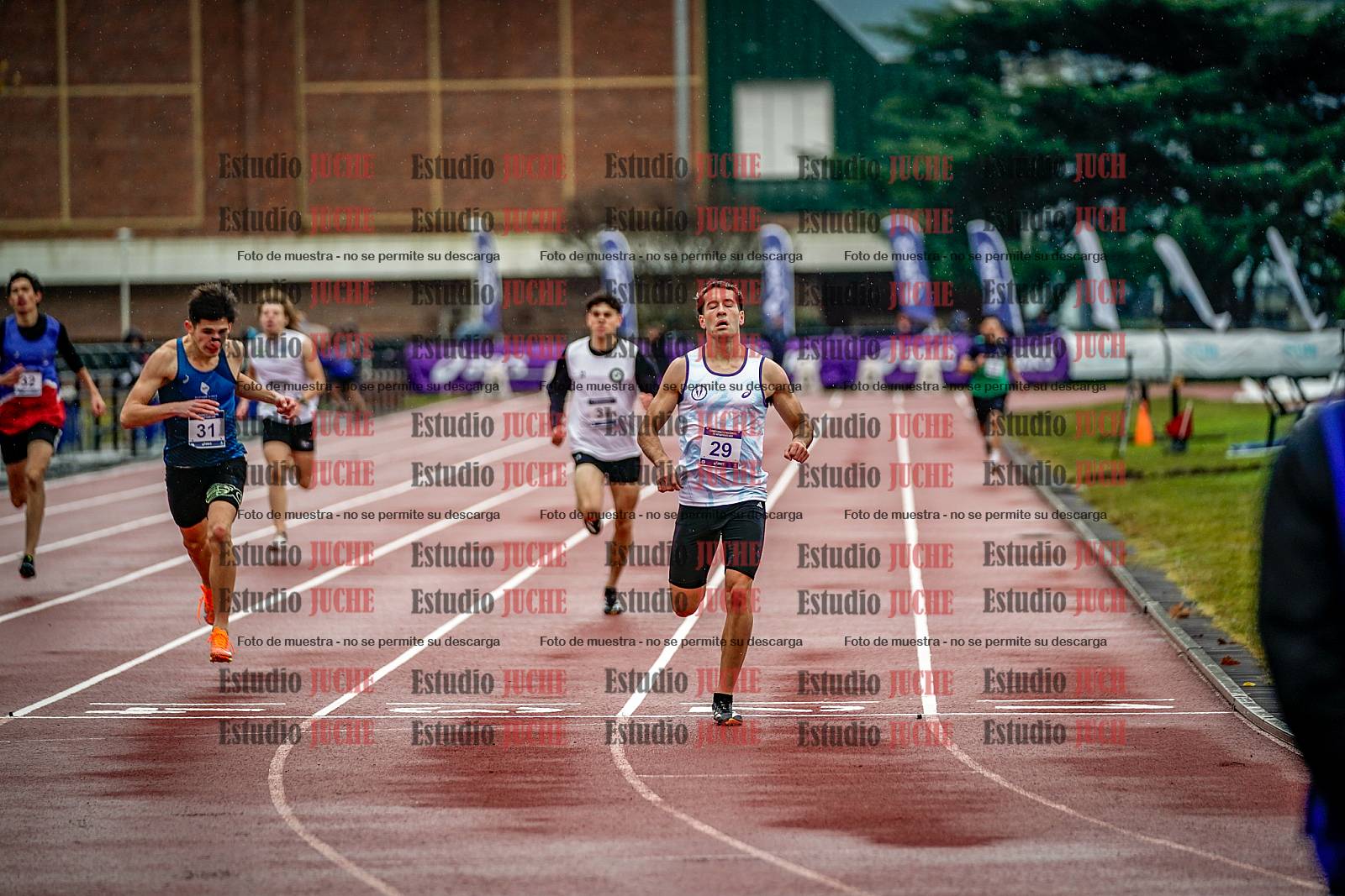 Fotos de los 400 m de varones