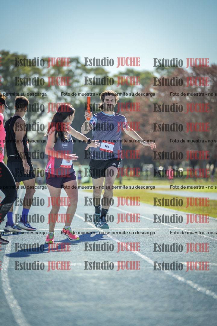 Fotos durante los relevos