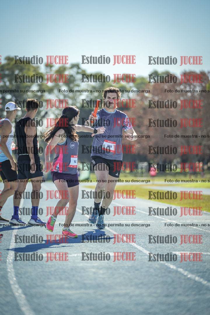 Fotos durante los relevos