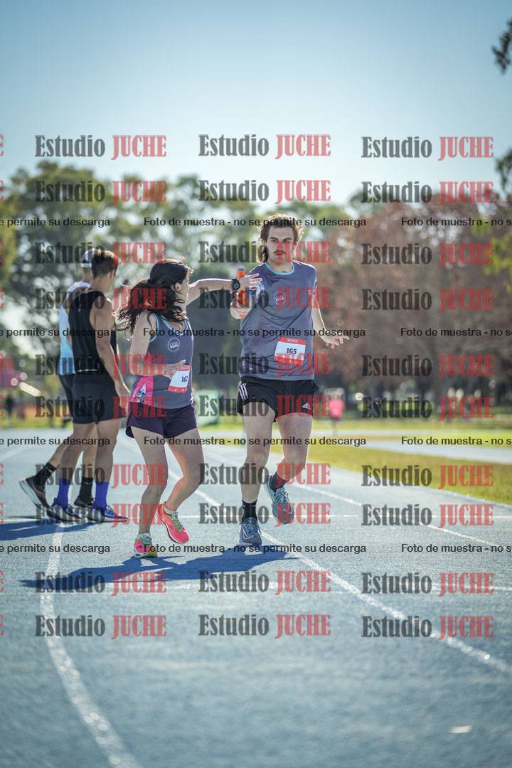Fotos durante los relevos