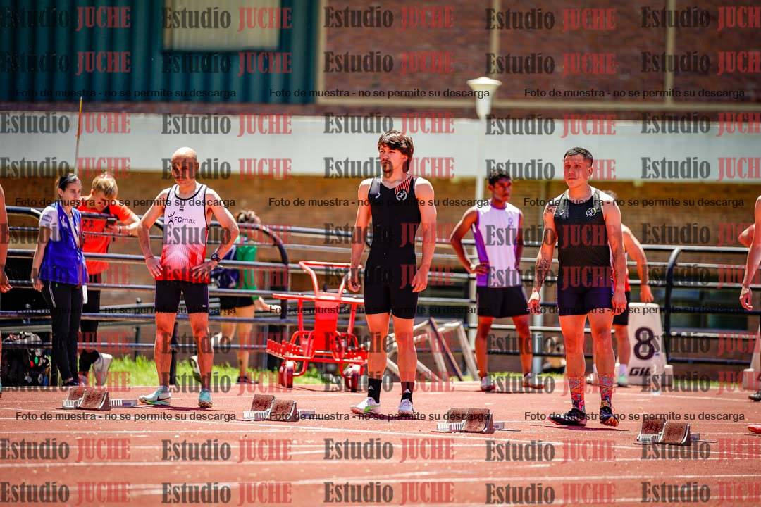 Fotos de los 100 m llanos de varones