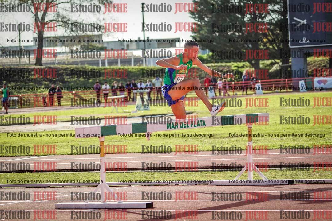 Fotos de los 3000 m con obstáculos de varones