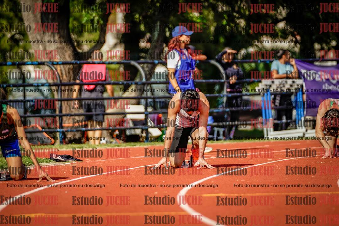 Fotos de los 200 m llanos de varones