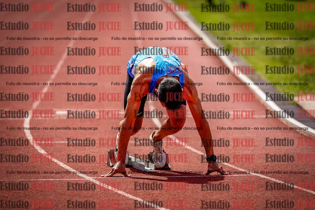 Fotos de los 400 m llanos de varones