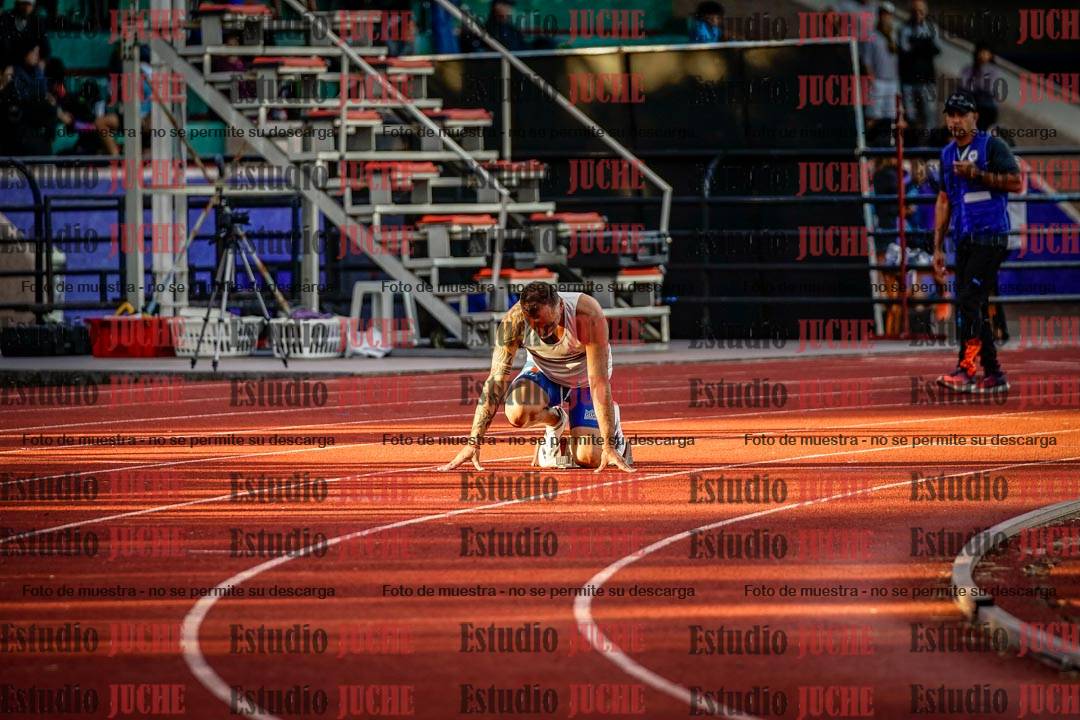Fotos de los 400 m llanos de varones