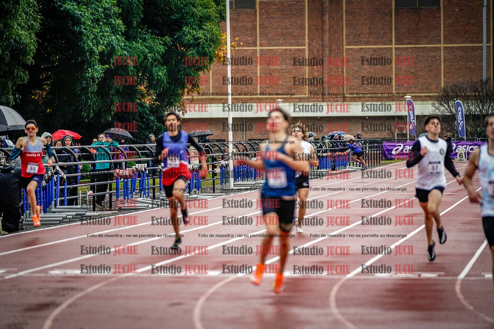 Fotos de los 400 m de varones