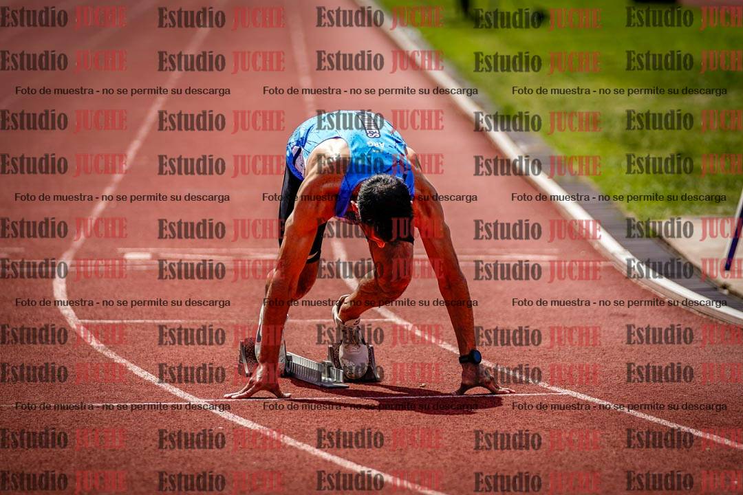 Fotos de los 400 m llanos de varones