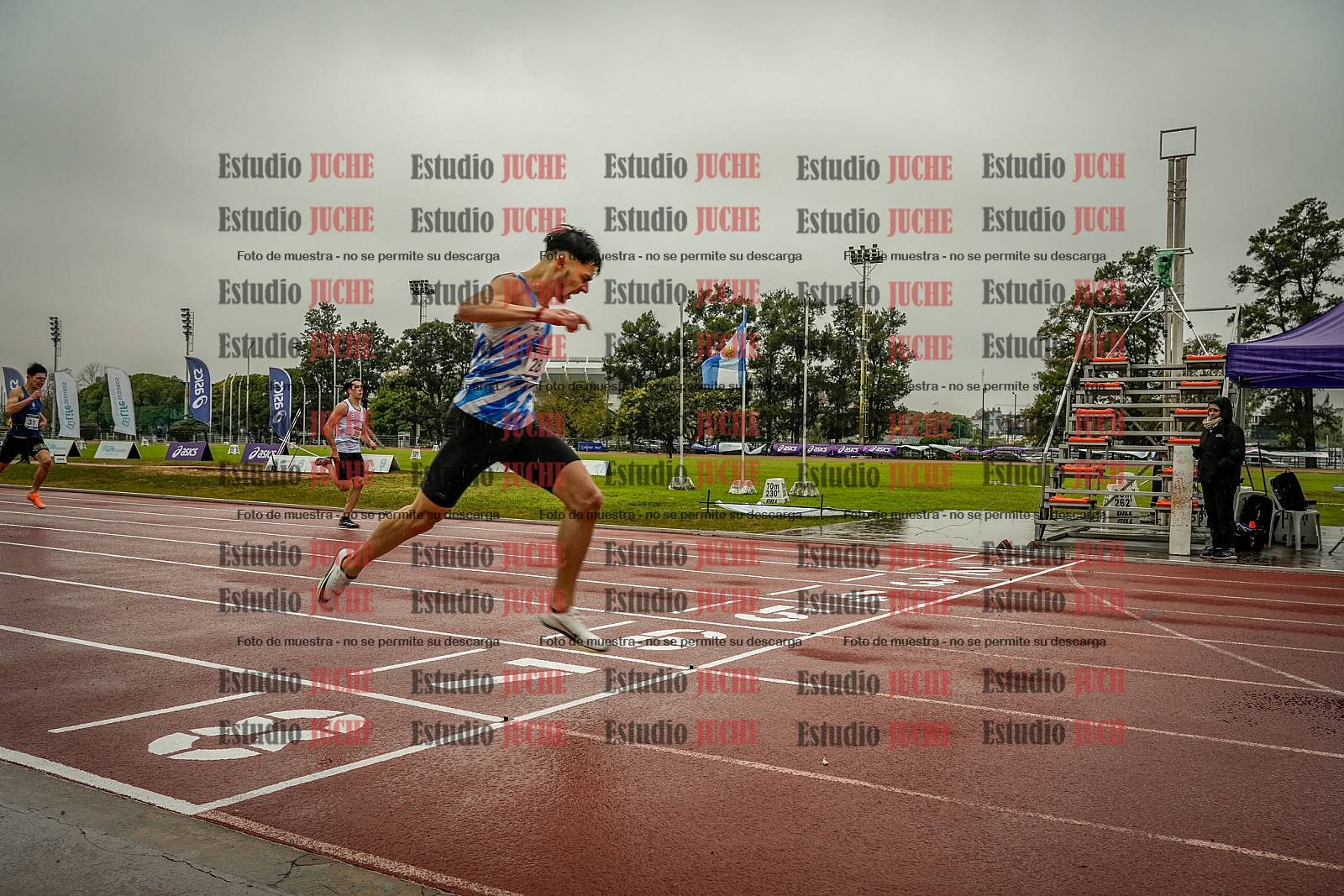 Fotos de los 400 m de varones